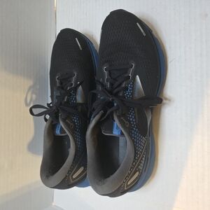 Brooks Black and Blue Running Shoes‎
